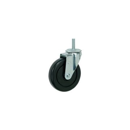 Faultless Swivel Threaded Stem Caster 4in Polyolefin Wheel